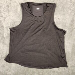 Avia Tank Top Womens XXL 20 Black Excellent Mesh Back Activewear AV12100022141